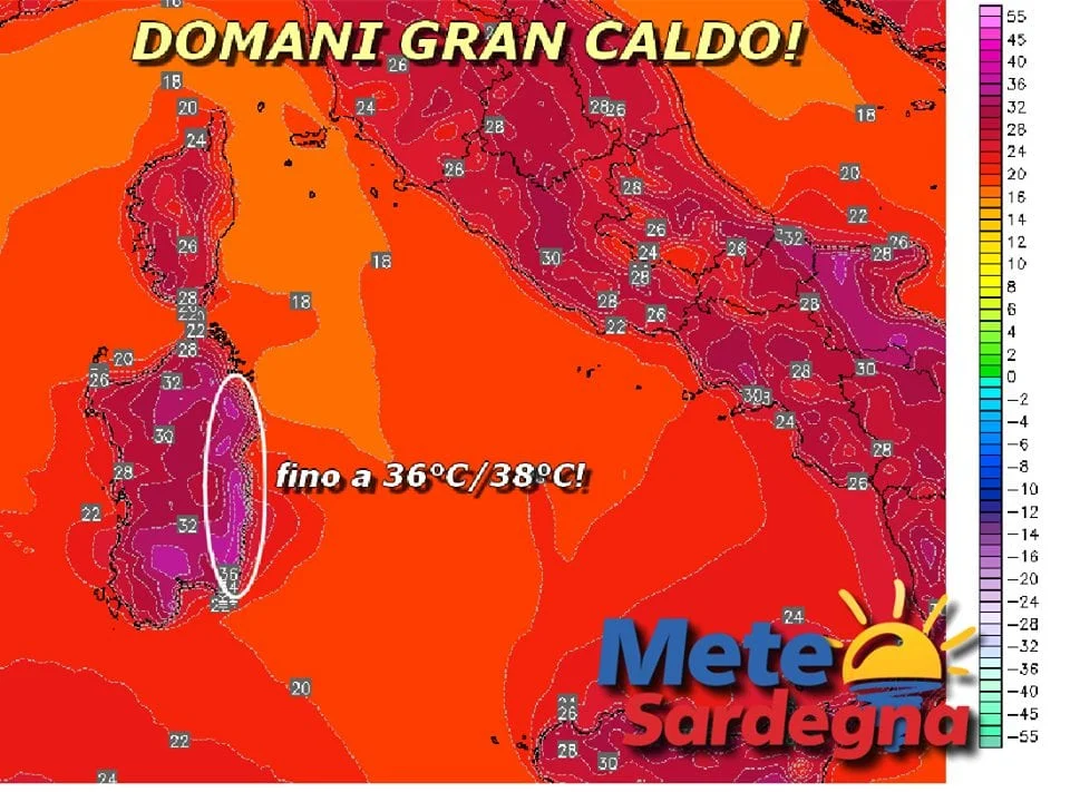 11133677 843139585768546 7663000670031139019 n - Meteosardegna, oggi sull'Unione Sarda, conferma: DOMANI CALDO RECORD!