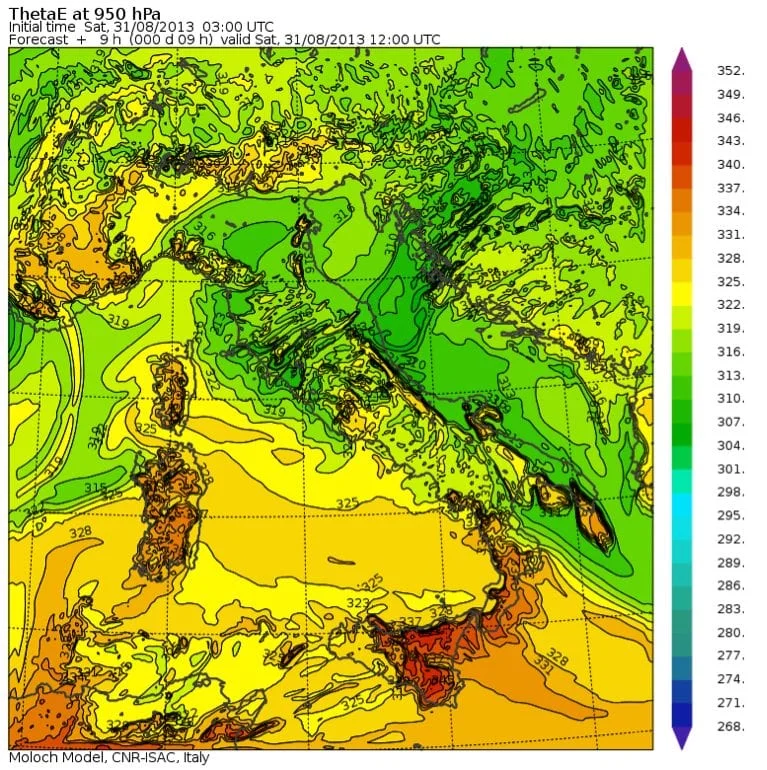 6 1 - Violento MCS investe Cagliari il 31 agosto 2013: nuovo evento di Flash flood