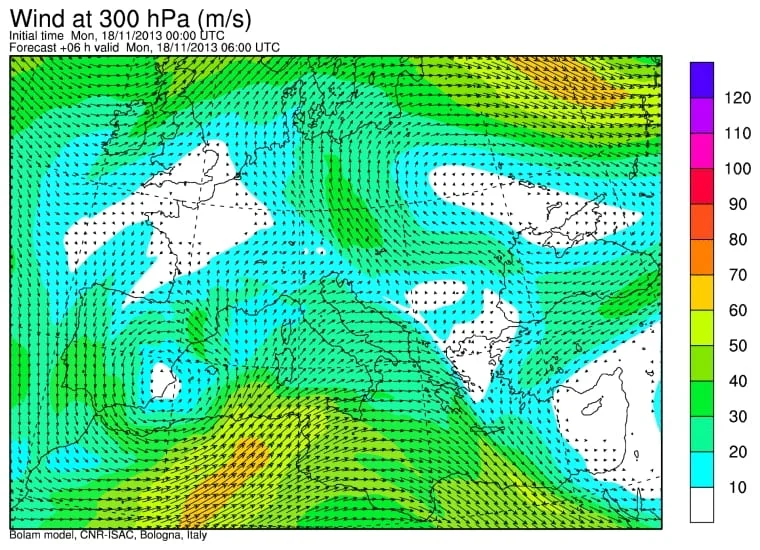 6 - Analisi meteorologica dell’evento alluvionale del 18 novembre 2013 in Sardegna