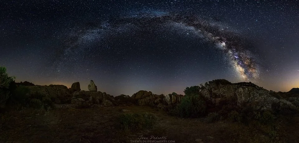 aqueddas sette fratelli - La maestosità della via lattea sarda negli scatti di Ivan Pedretti