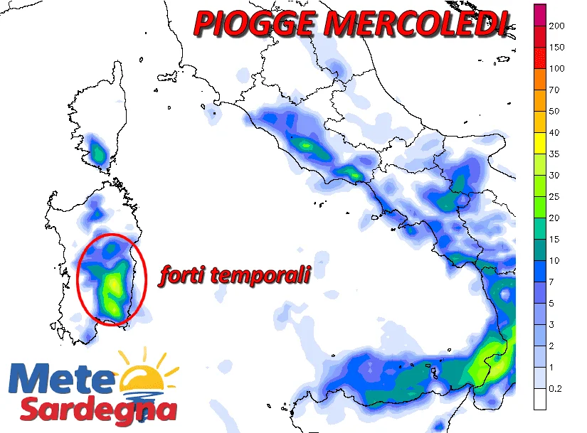 pcp12h 58 - Mercoledì 27 maggio: forti temporali sul centro sud dell'isola