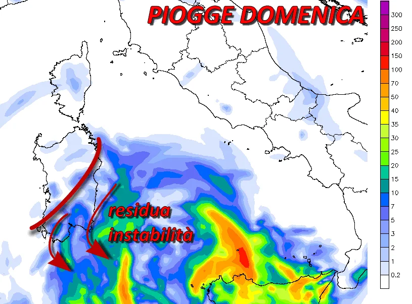 pcp24h 34 - Domenica in compagnia del vento e qualche pioggia; i dettagli