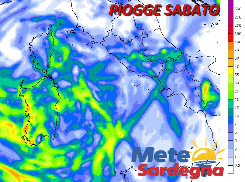 pcp24h 58 1 - Sabato di maltempo: attesi rovesci e temporali