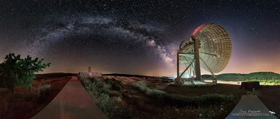 sardinia radio telescope - La maestosità della via lattea sarda negli scatti di Ivan Pedretti