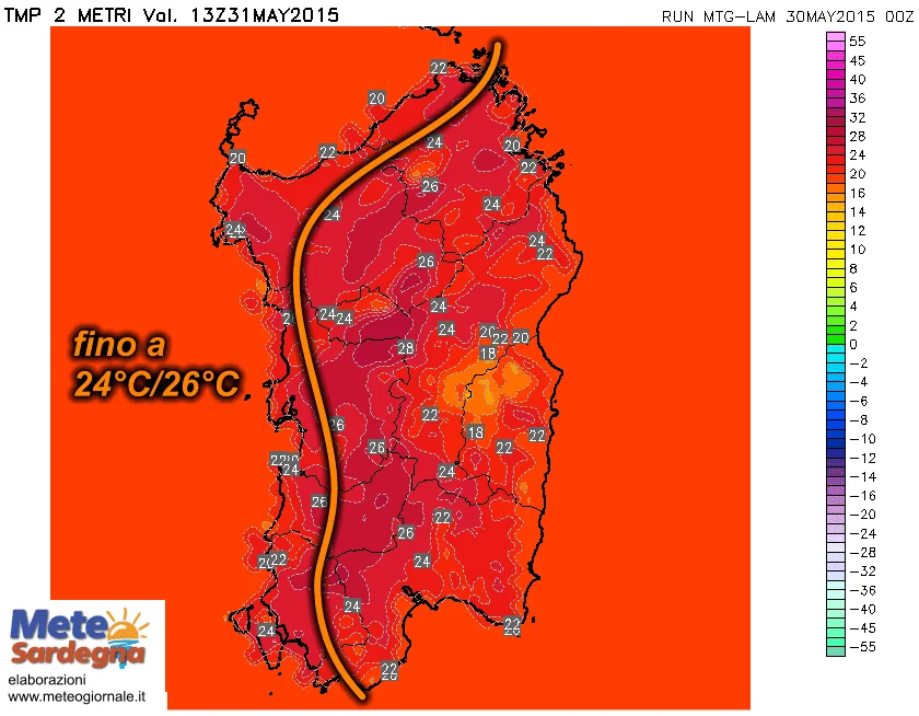 t2m 371 - Quali saranno le spiagge più calde domenica?