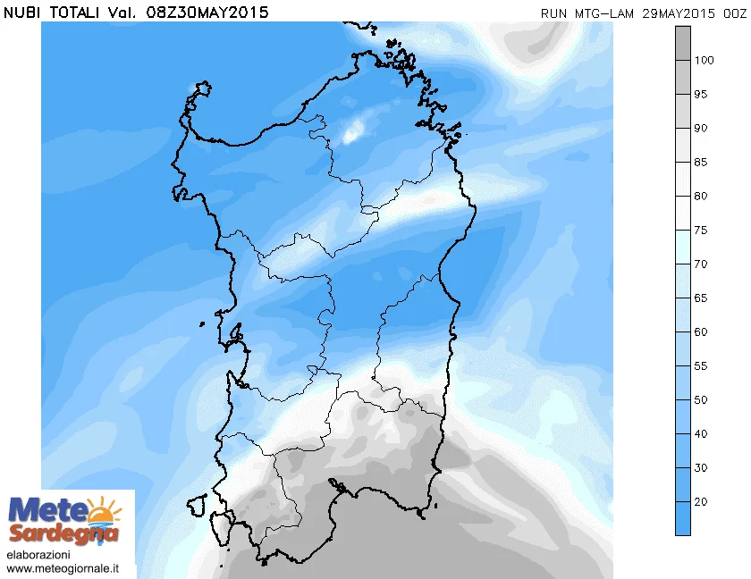 tclouds 32 - Domani mattina nubi su Sardegna meridionale