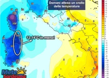 Diminuzione temperature