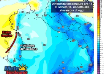 Temperature sabato