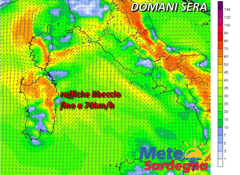 wgust 31 - Da mercoledì notte vento in rinforzo e venerdì raffiche a 100km/h!