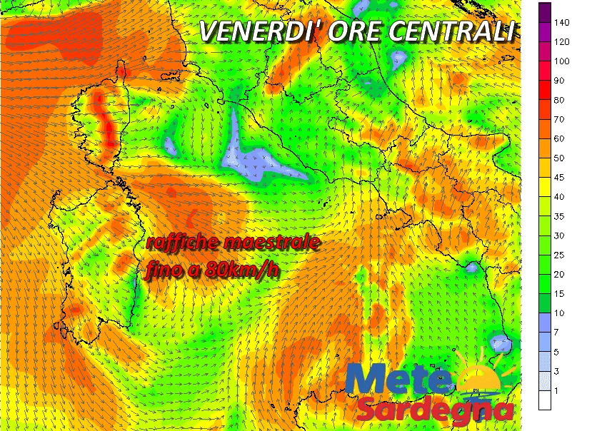 wgust 48 - Da mercoledì notte vento in rinforzo e venerdì raffiche a 100km/h!