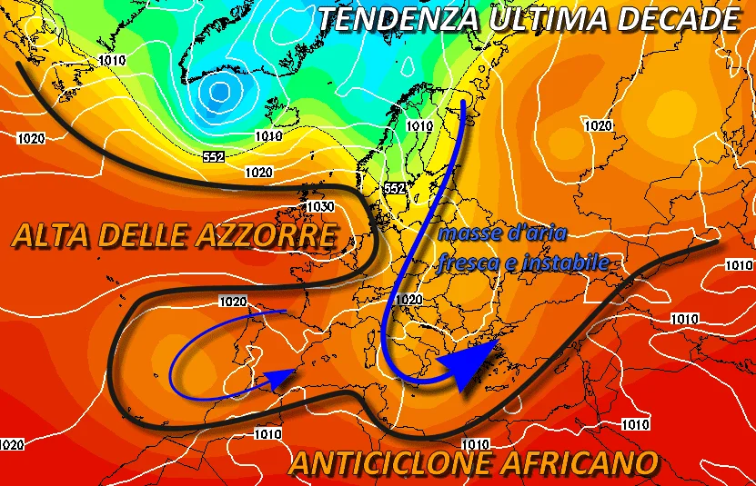 z500 240 - Ultima decade di maggio fresca ed instabile?