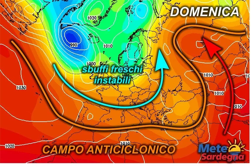 z500 96 - Parentesi soleggiata ma da domenica tornano i temporali?