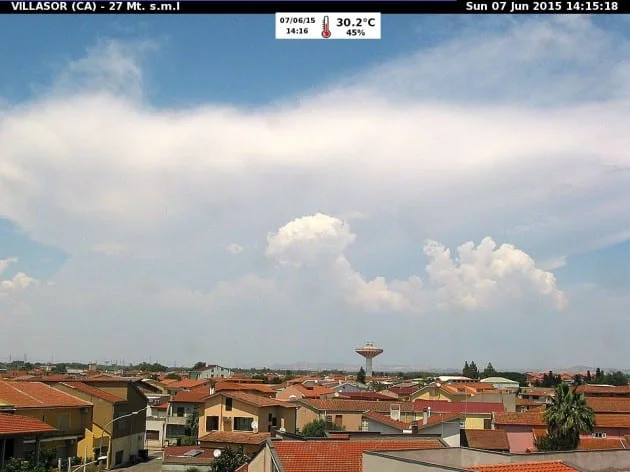 get webcam2 - Maestosa incudine temporalesca in diretta da Villasor!