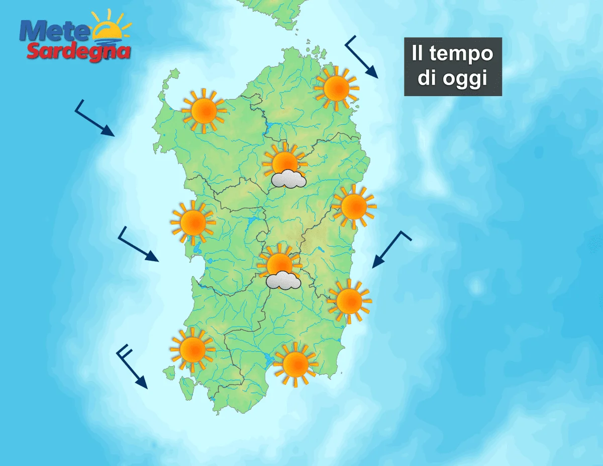 meteo oggi1 - Oggi tutti al mare!