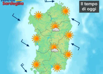 meteo oggi2 350x250 - Domenica maestrale bollente sul Sarrabus e Cagliaritano: attesi 35°C!