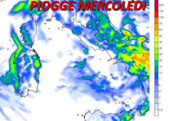 pcp12h 51 350x250 - Aggiornamento meteo: maggiori fenomeni nella giornata di domani