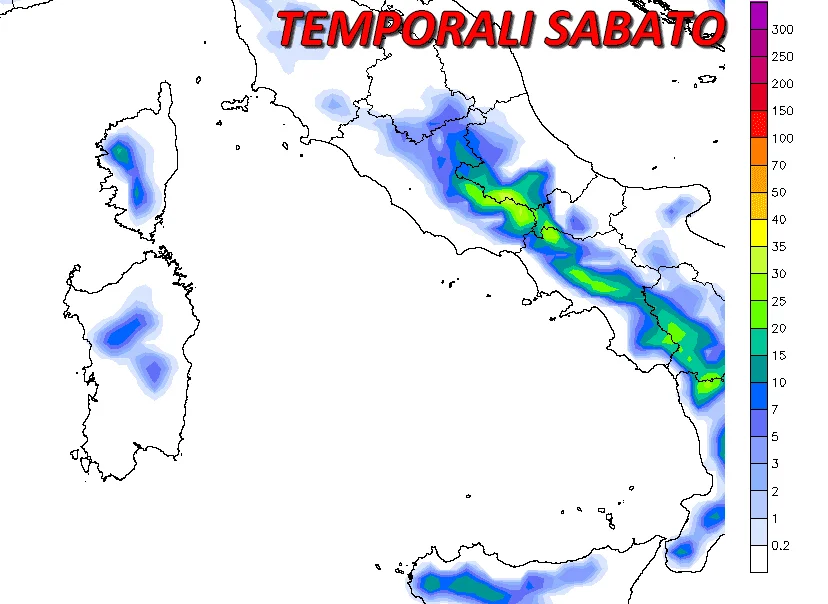 pcp24h 96 - Prossimo week end a suon di temporali? vediamo dove