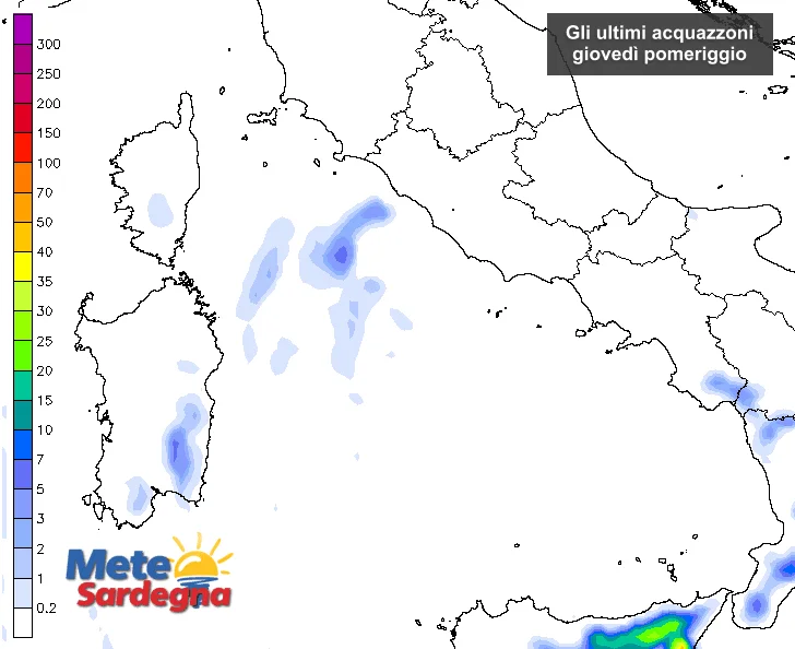 piogge giovedì - Mercoledì temporali, giovedì ultimi acquazzoni