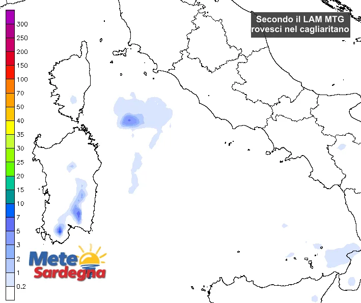 piogge mtg - Temporali: giovedì l'ultima chance di giugno