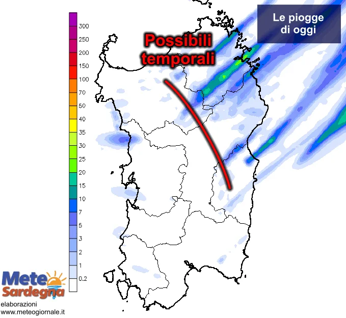 piogge17 - Arrivano piogge e temporali: meteo in peggioramento