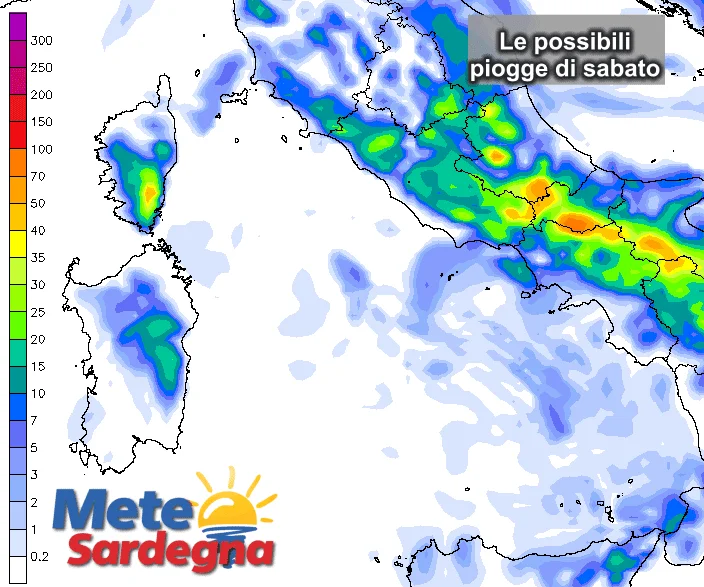 piogge22 - Sabato potrebbero ripresentarsi forti temporali