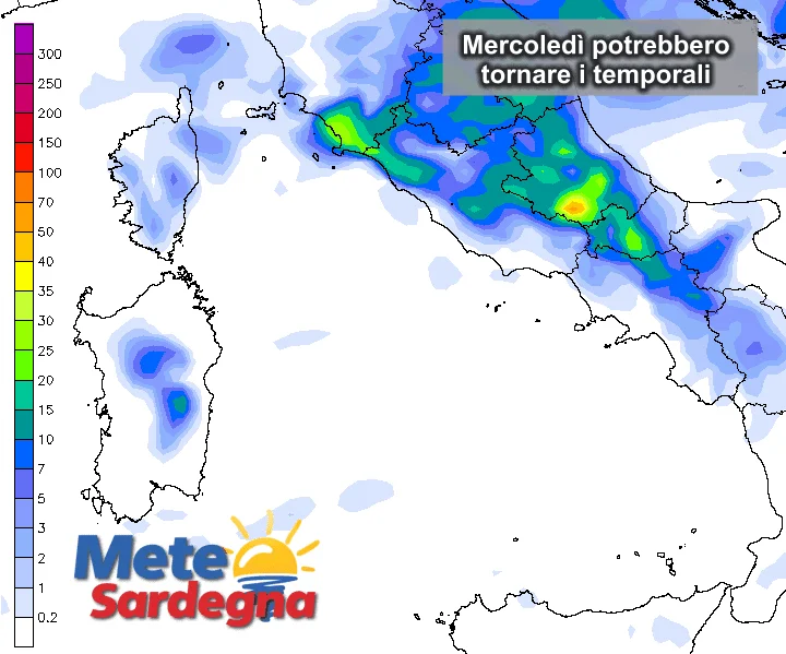 piogge25 - Mercoledì potrebbero tornare i temporali