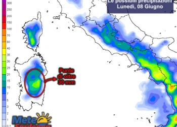 piogge6 350x250 - Segnalati i primi tuoni in direzione di Sinnai