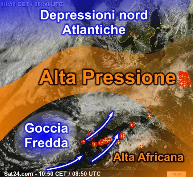 sat1 - La "bomba" iberica si avvicinerà alla Sardegna