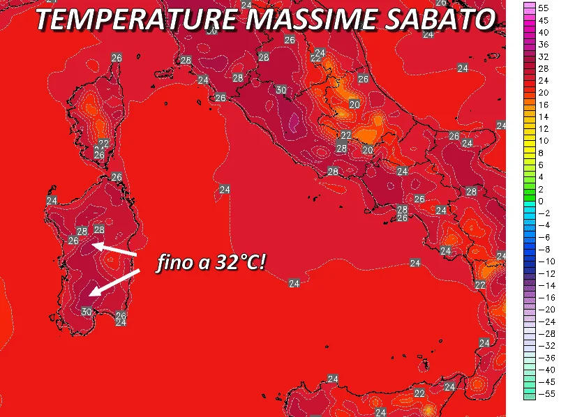 t2m 49 - Temporali si, ma il week end sarà caldo!