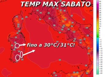 t2m 50 350x250 - L'ondata di caldo porterà impressionanti anomalie termiche in Europa