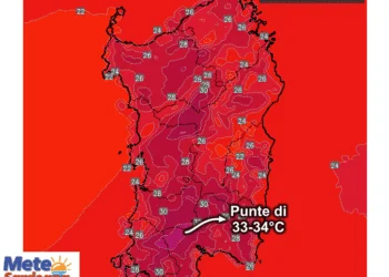 temperature14 350x250 - L'ondata di caldo porterà impressionanti anomalie termiche in Europa