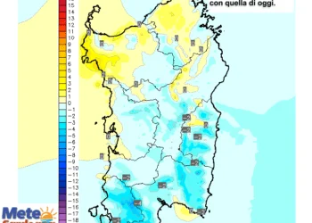 temperature15 350x250 - L'ondata di caldo porterà impressionanti anomalie termiche in Europa