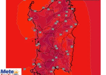 temperature18 350x250 - Domenica maestrale bollente sul Sarrabus e Cagliaritano: attesi 35°C!