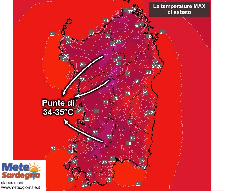 temperature21 - Sta iniziando l'ondata di caldo