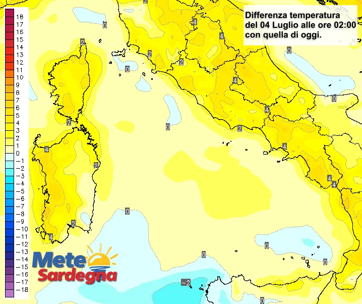 temperature23 - Caldo e afa anche di notte: ci sarà da soffrire