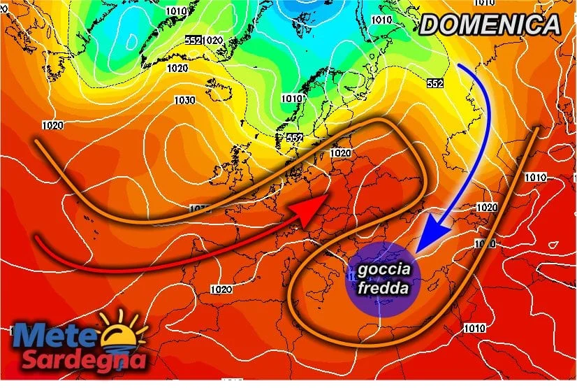 z500 144 - Nel week end tornerà l'insidia dei temporali?