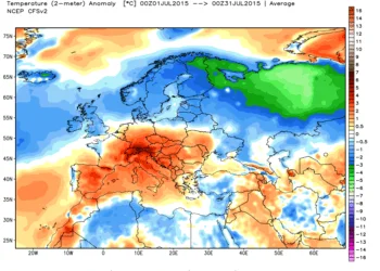 Anomalie termiche4 350x250 - Dove farà più caldo nelle prossime ore?