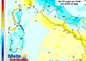 Calo temperature 350x250 - La lingua rovente sahariana non intende abbandonarci