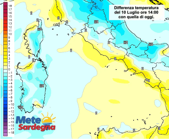 Calo temperature - Temperature in diminuzione dal 9 Luglio!