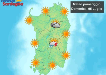 Meteo pomeriggio 350x250 - La lingua rovente sahariana non intende abbandonarci