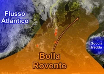 MeteoSat1 350x250 - Siamo già vicini a 30°C, soprattutto a est