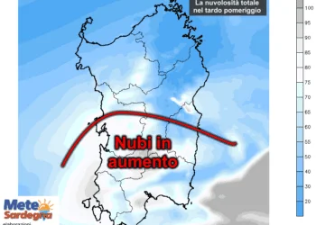 Nuvolosità totale 350x250 - In Iran indice di calore eccezionale a 68°C