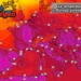 Temperature Europa 75x75 - Domenica caldo torrido nel Cagliaritano: possibili 38°C!