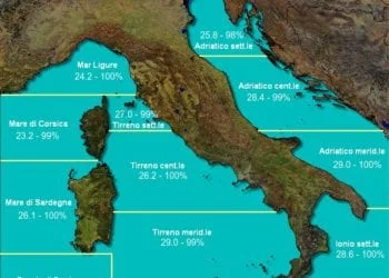 Temperature mare2 350x250 - In Iran indice di calore eccezionale a 68°C