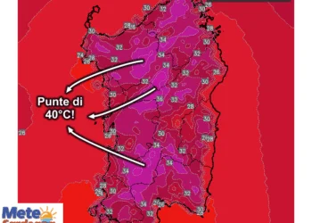 Temperature massime 350x250 - La lingua rovente sahariana non intende abbandonarci