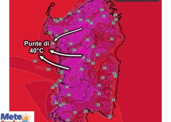 Temperature massime10 350x250 - Dal 26 luglio il maestrale spazzerà via l'afa