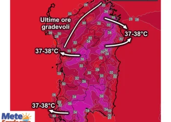 Temperature massime19 350x250 - In arrivo una calda notte sul sud Sardegna