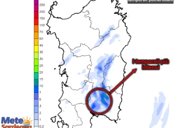 Temporali pomeridiani1 350x250 - Nel fine settimana vivace rialzo termico: ecco dove farà caldo