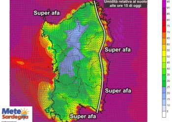 Umidità 350x250 - Dal 26 luglio il maestrale spazzerà via l'afa