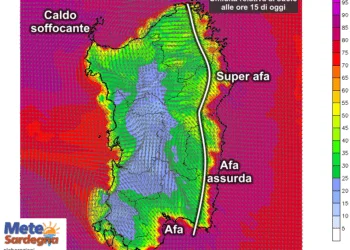 Umidità relativa 350x250 - Dal 26 luglio il maestrale spazzerà via l'afa